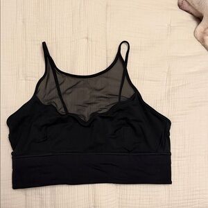 Lululemon Athletica Black Mesh Bralette